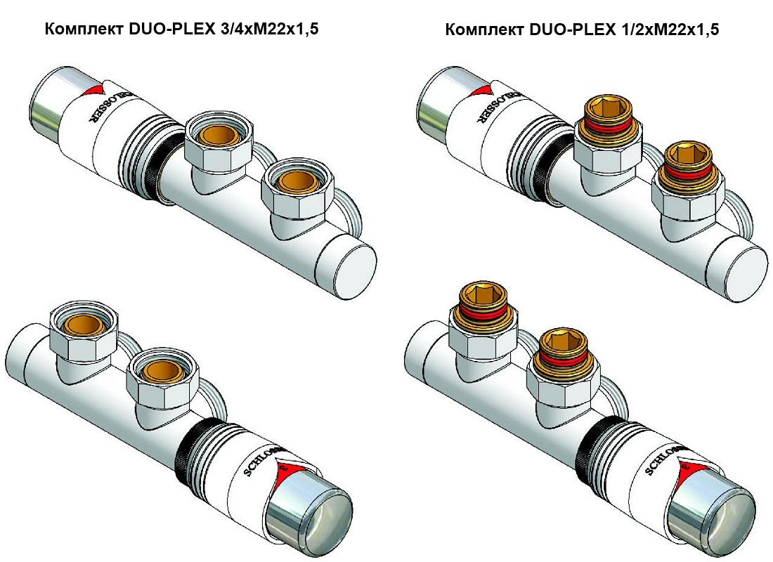Термостатические узлы DUO-PLEX