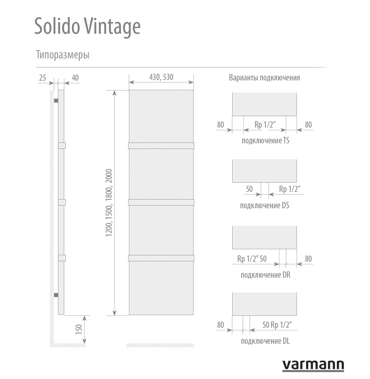 Дизайн-радиаторы Varmann Solido Vintage